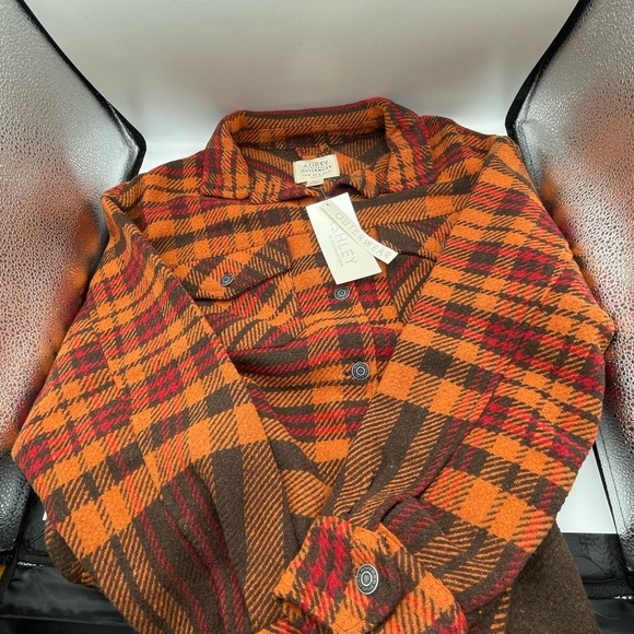 Ashley International Shacket with great detail and warm and cozy New Size M - Picture 5 of 14